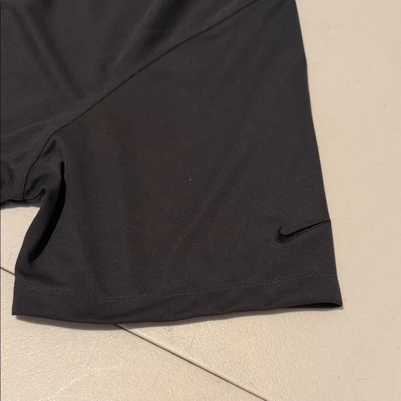 NWT Nike Dri Fit Micro Pique Tall Man Dark Gray Polo Golf Shirt Size XL-Tall - Picture 10 of 11